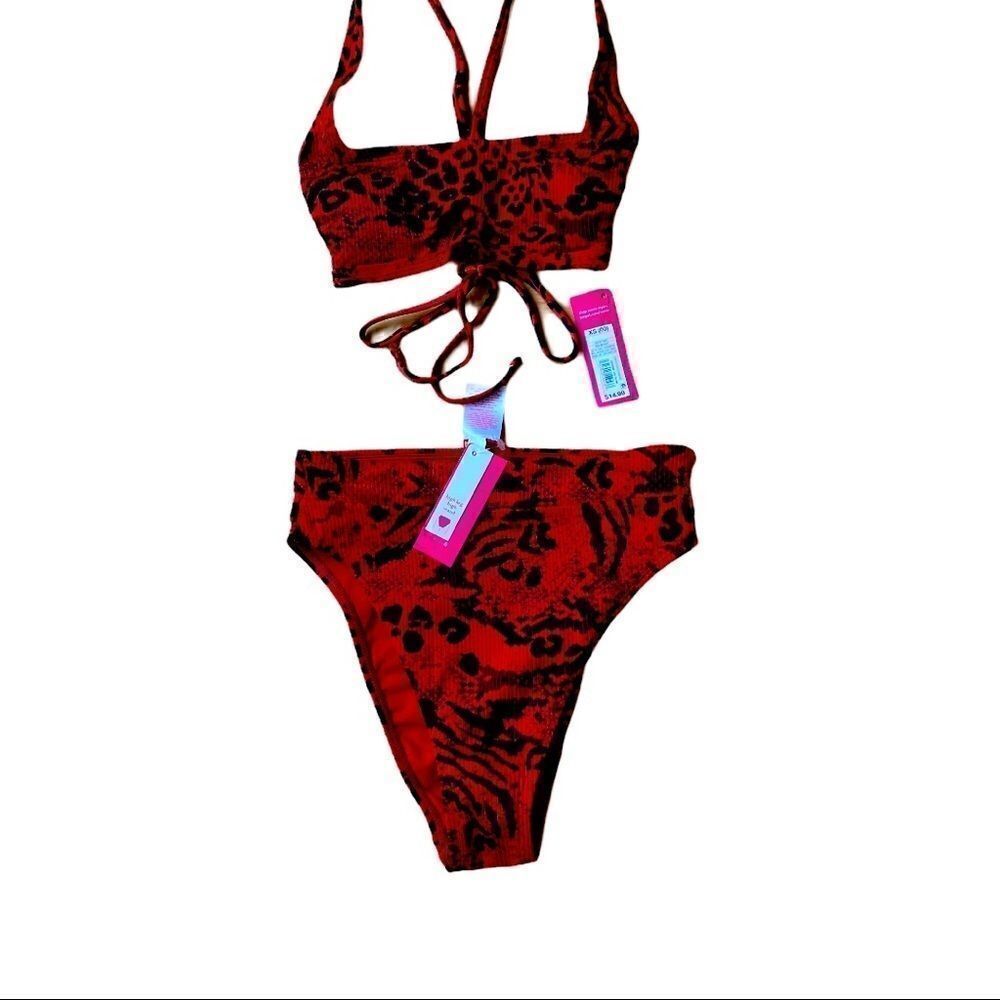 Xhilaration High Leg & Waist Sz 0/2 NWT